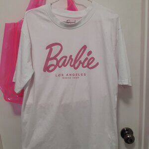 Barbie Pink Tote and White Tshirt